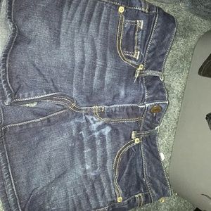 Dark Blue Jean Shorts